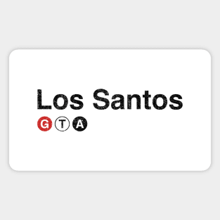 Los Santos (Variant) Magnet